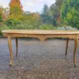 Orange marble coffee table