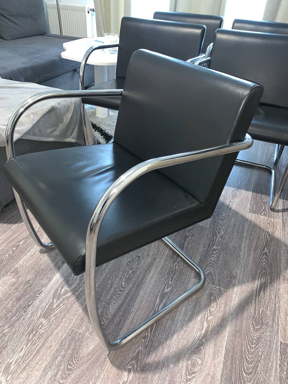 Set of 5 BRNO office chairs, Fasem