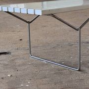 Harry Bertoia designer bench for Knoll International circa 1970