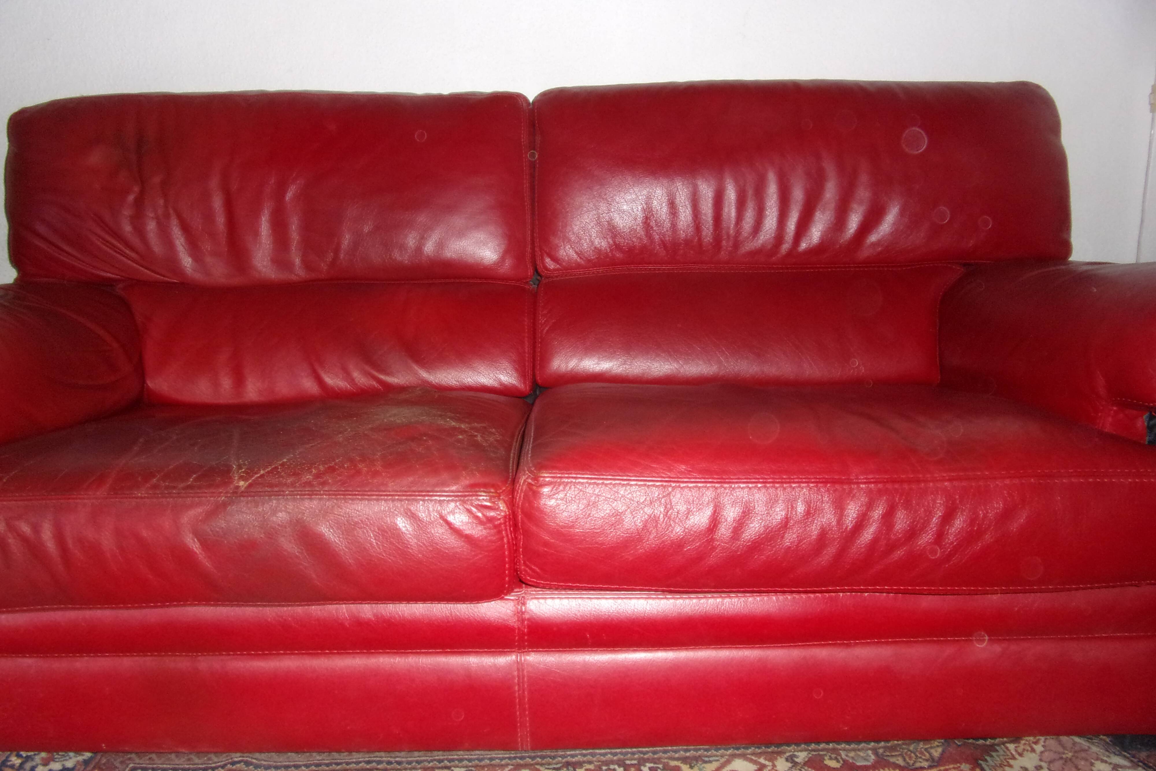 Leather sofa