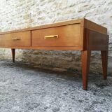 Low teak sideboard