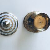 Brass and mother-of-pearl box