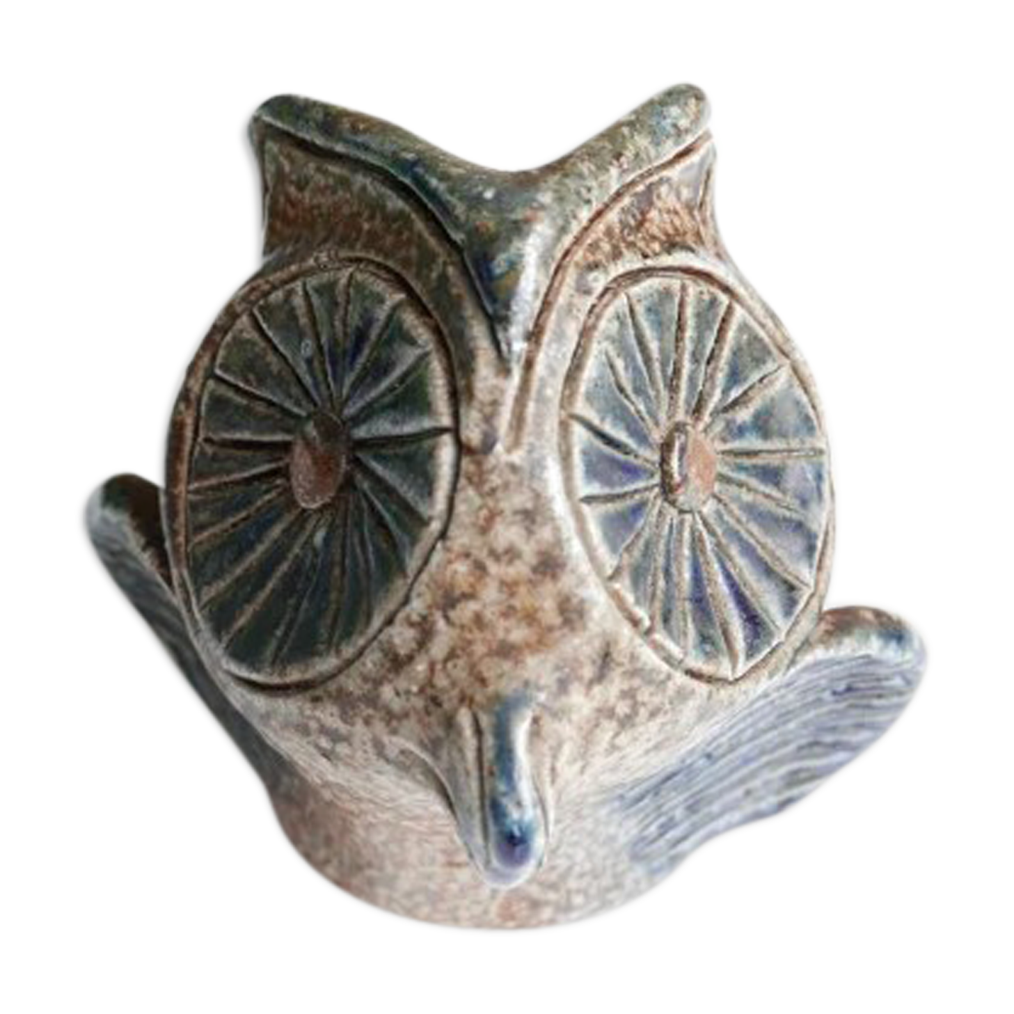 Ceramic owl by Jean Claude Monange, 50s