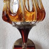 Pair of wall lamps Murano Mazzega, 1970