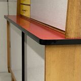 Vintage kitchen buffet with compass legs