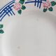 Set of 8 Saint-Amand flat plates, floral decoration