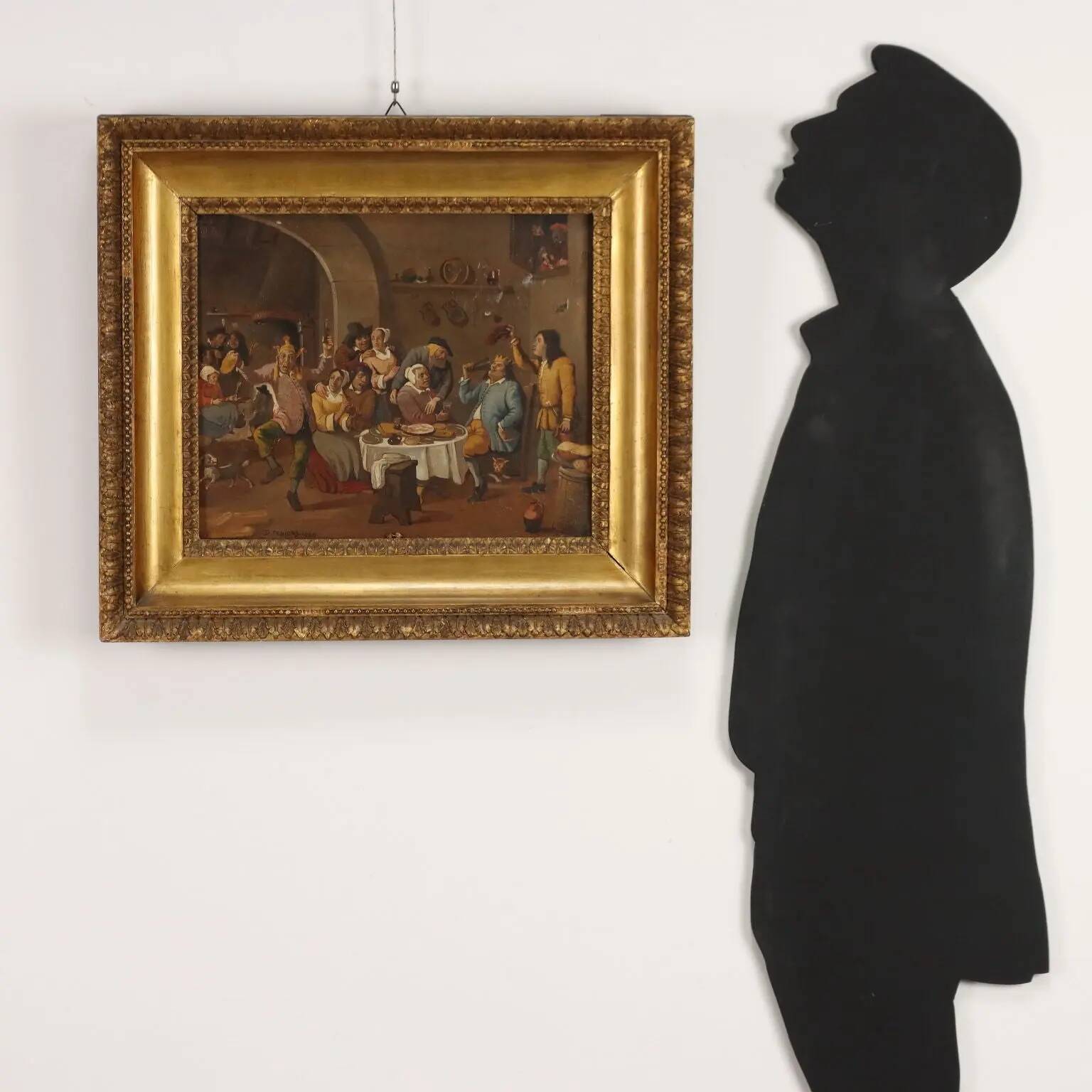 Table "Twelfth Night the King Drinks" copy after David Teniers "800"