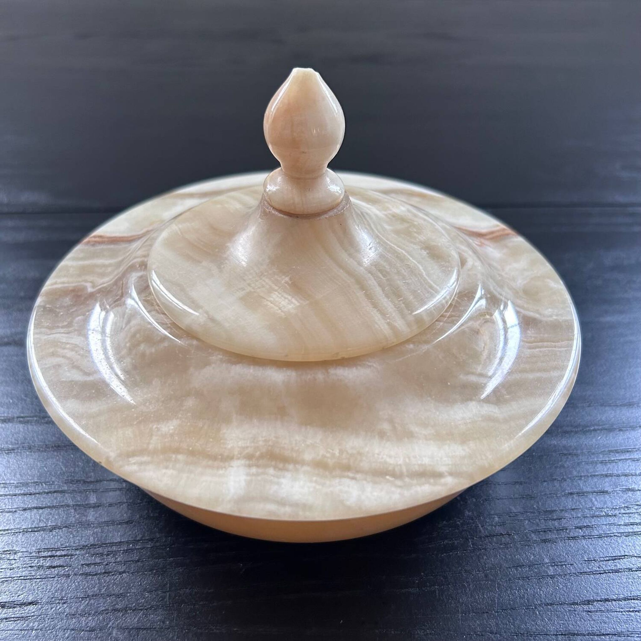 Onyx sugar bowl