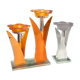 Chandeliers vintage 70 en verre