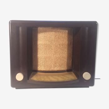 Rare radio TSF à lampes pionnier v4a Philips de 1936