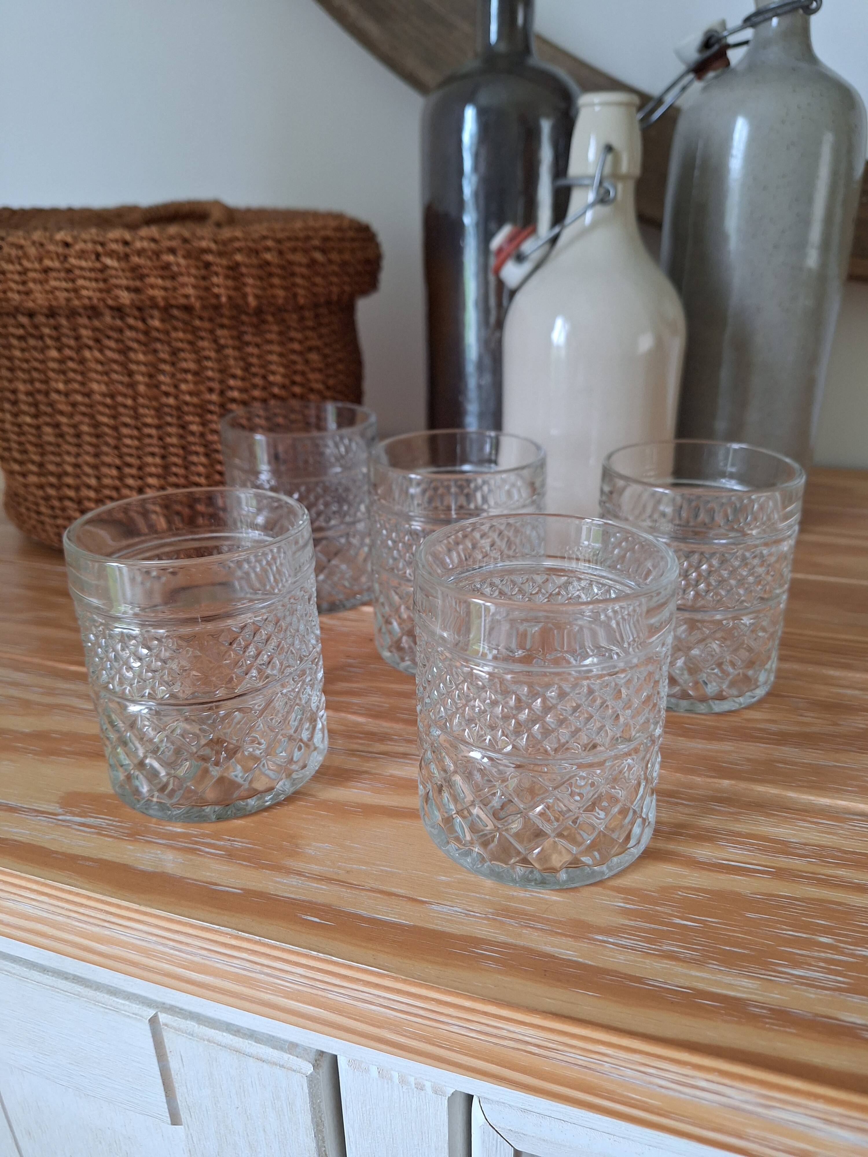 Vintage whiskey glasses
