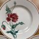 Luxury dessert plates poppies Luxeuil hbcm