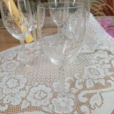 Crystal D'Arques footed glasses