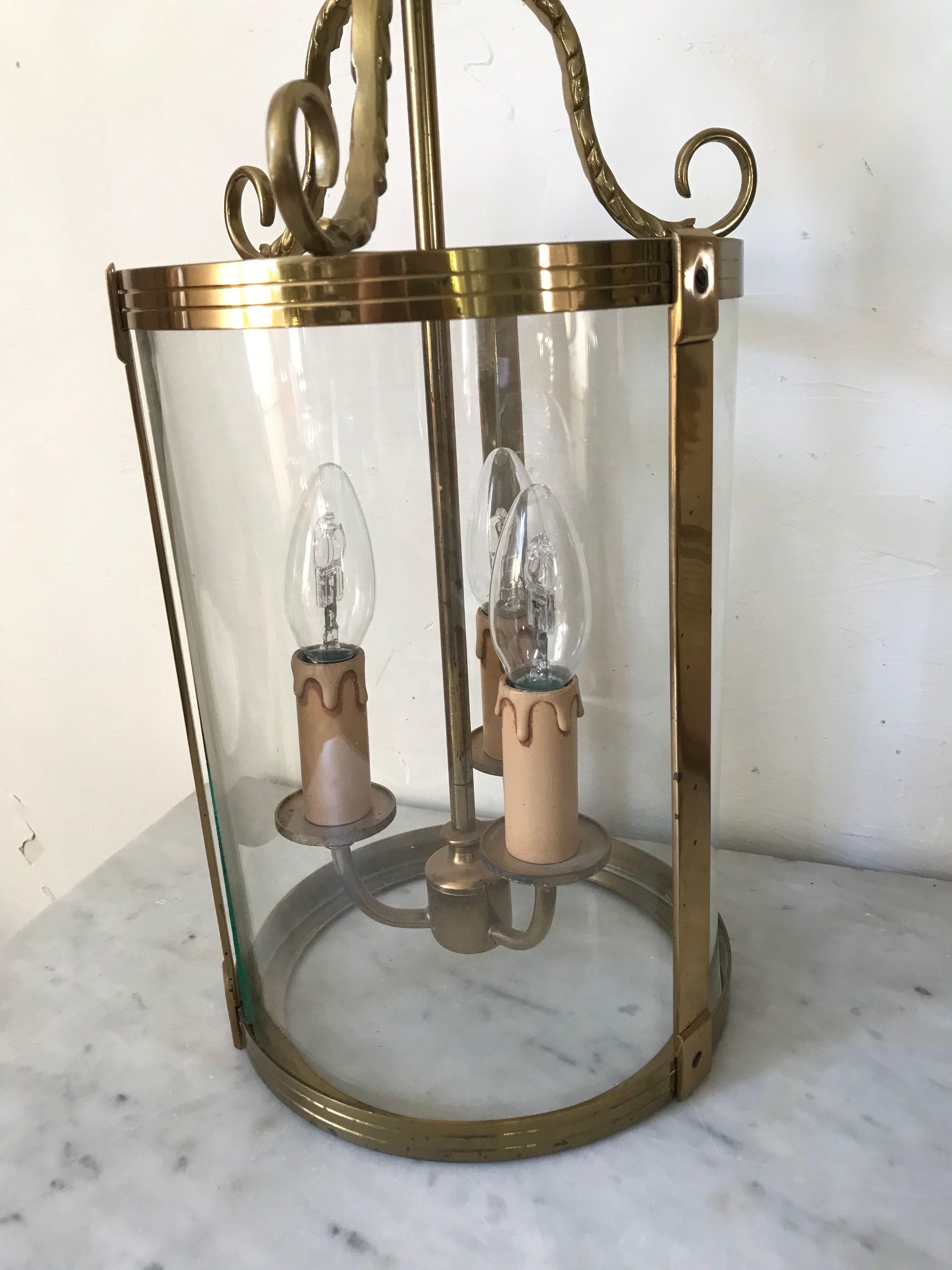 Brass vestibule lantern