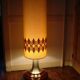 Floor lamp base ceramic ball vintage and aluminum brush 1970