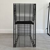 Graphic metal armchair