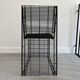 Graphic metal armchair