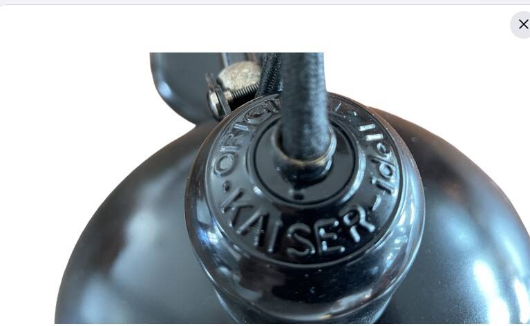 Kaiser idell 6556 desk lamp — Christian Dell Bauhaus, 1940s–1950s