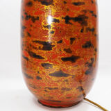 Japanese enamel ceramic table lamp, 1950