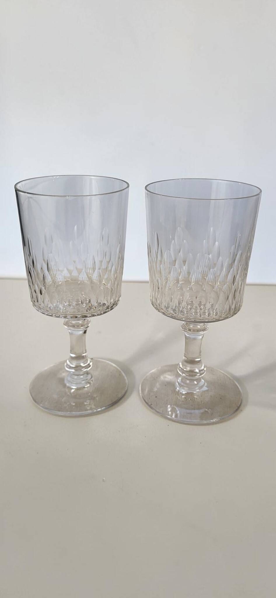 Baccarat — 6 water glasses Model Richelieu Champigny