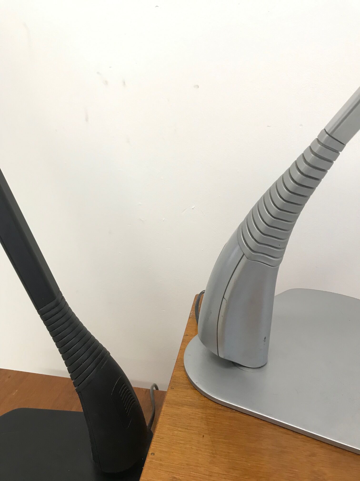 Pair of "Cobra" lamp by Phillipe Michel for Manade