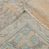 7x10 Light Yellow & Beige Vintage Rug 203x297Cm SK 21426