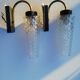 Pair of tulip sconces