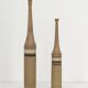 Bruno Gambone, pair of XL ceramic bottles, Italy 1970s