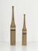 Bruno Gambone, pair of XL ceramic bottles, Italy 1970s