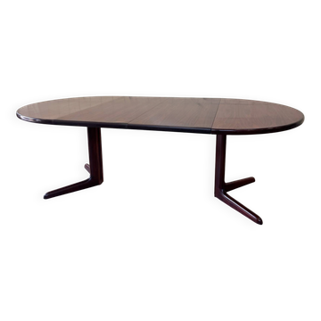 Vintage rosewood dining table by Skovby