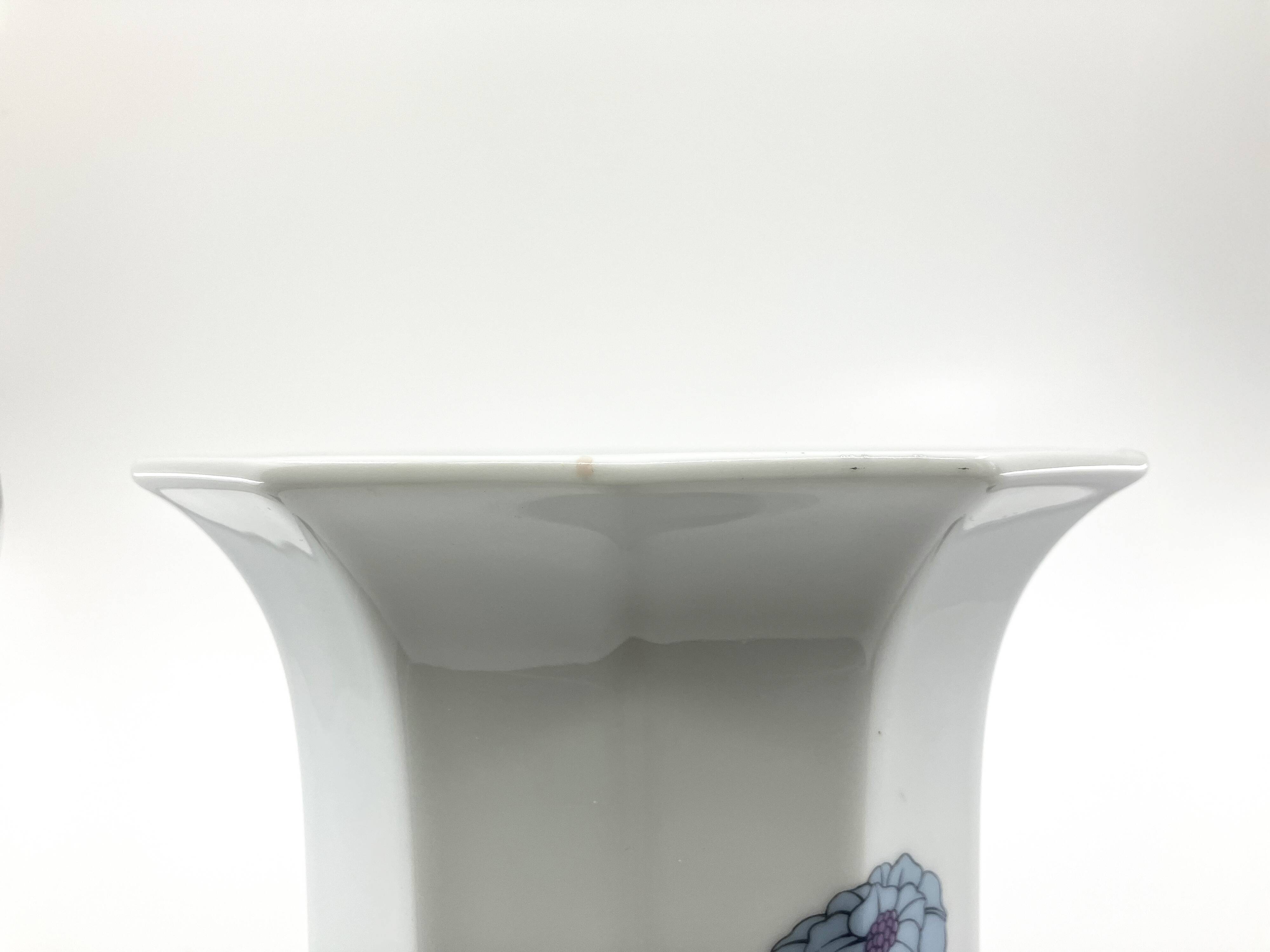 Large porcelain vase • Rosenthal • Tapio Wirkkala • Germany 1979