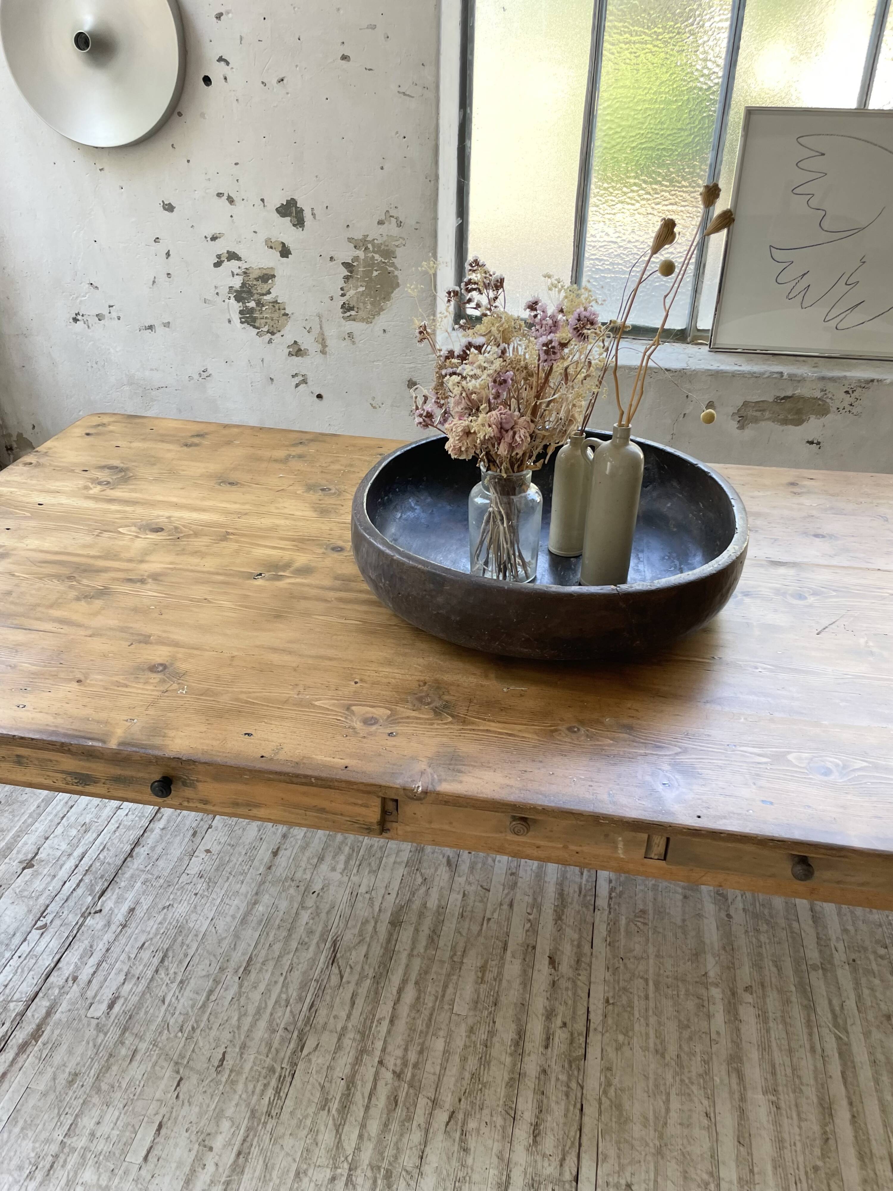 Plat en bois berbère XXL