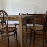 Large Provence farmhouse table in solid oak – 300 x 100 cm