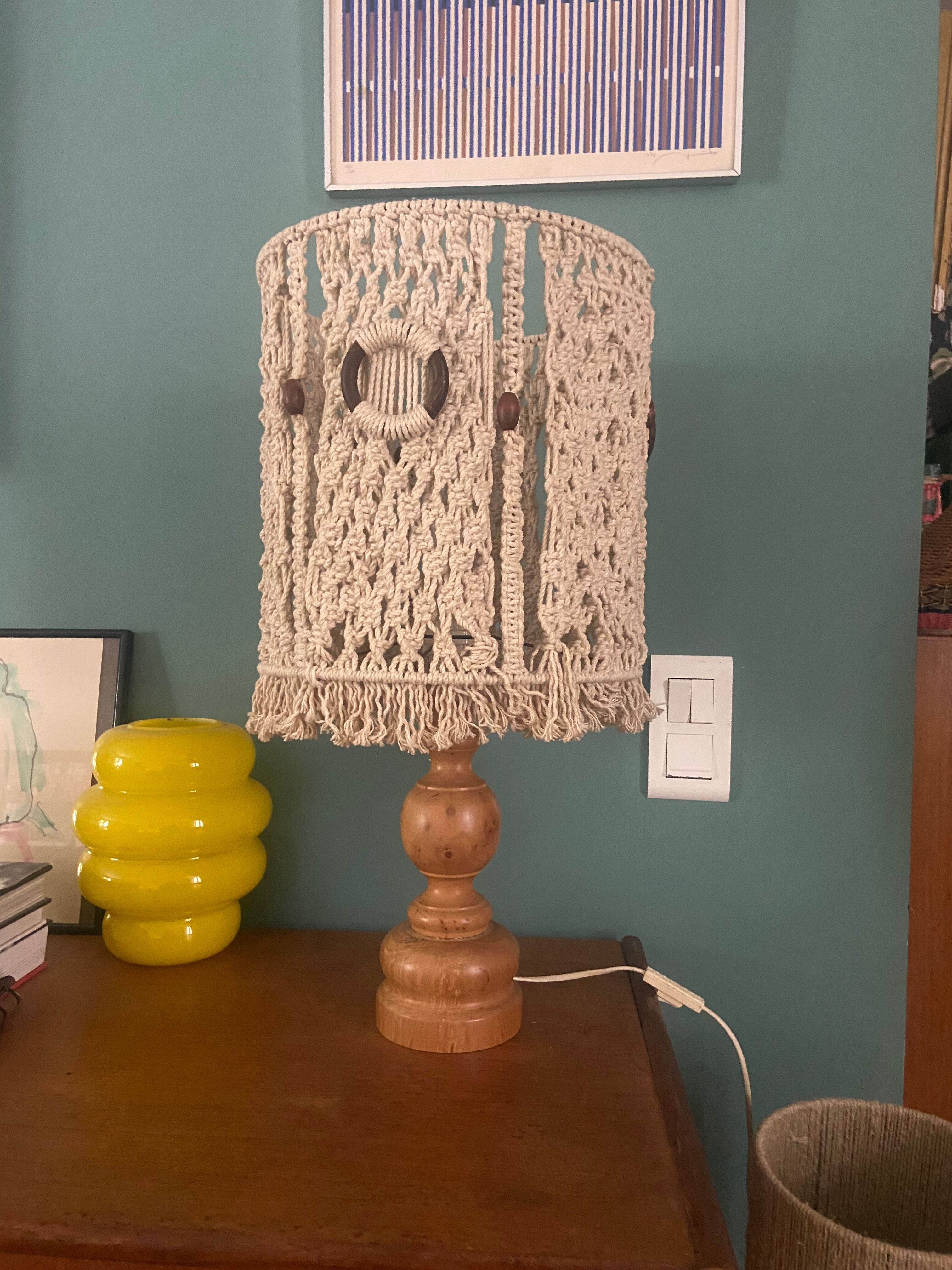 Wooden lamp