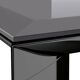 Mid Table / Console - Lacquered aluminium and black tinted glass - Italian design