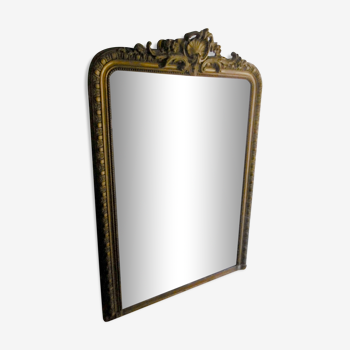 Louis XV style mirror in gilded wood - 158x110cm