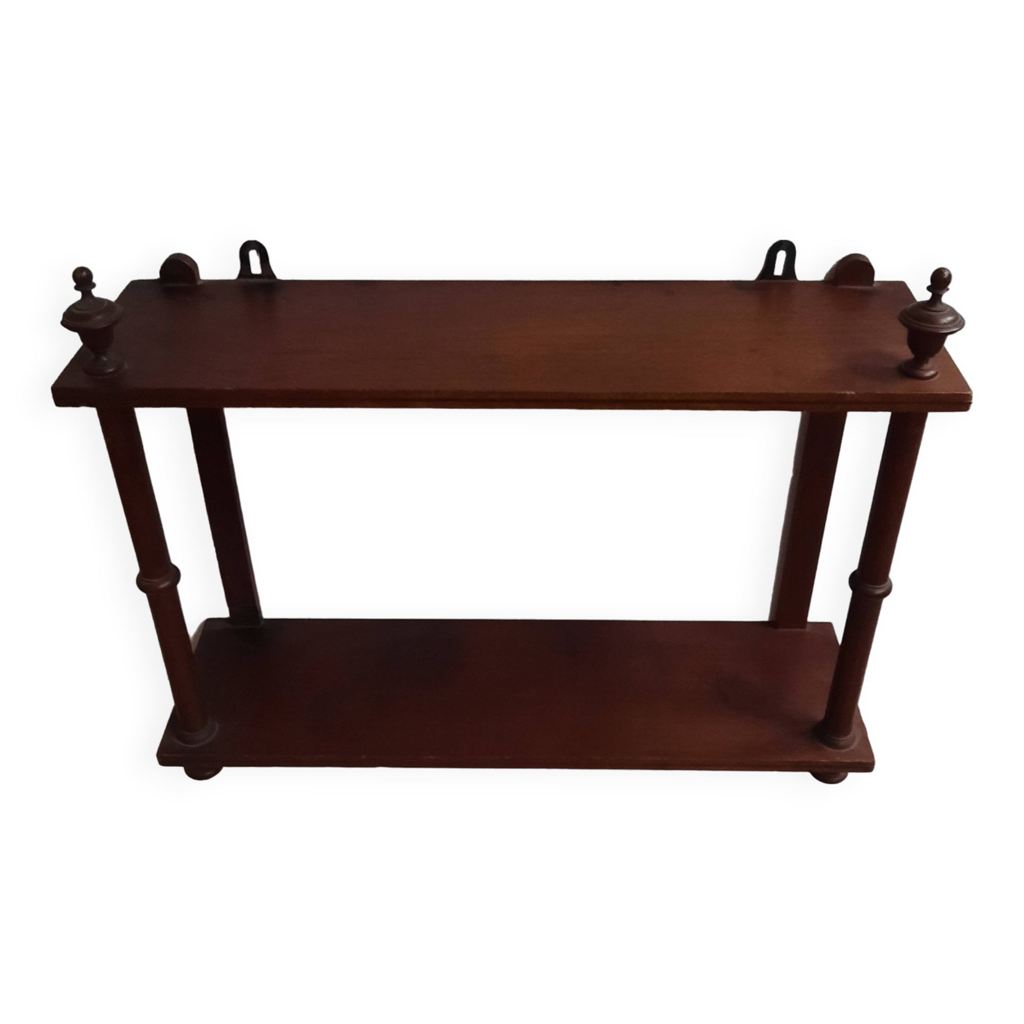 Mahogany wall shelf