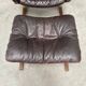 Fauteuil Siesta avec repose-pieds par Ingmar Relling, années 1960.