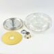 Mid-Century 'Donut' Glass Wall Light or Ceiling Light from Doria, 1960s
