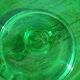 Luminarc green champagne glasses