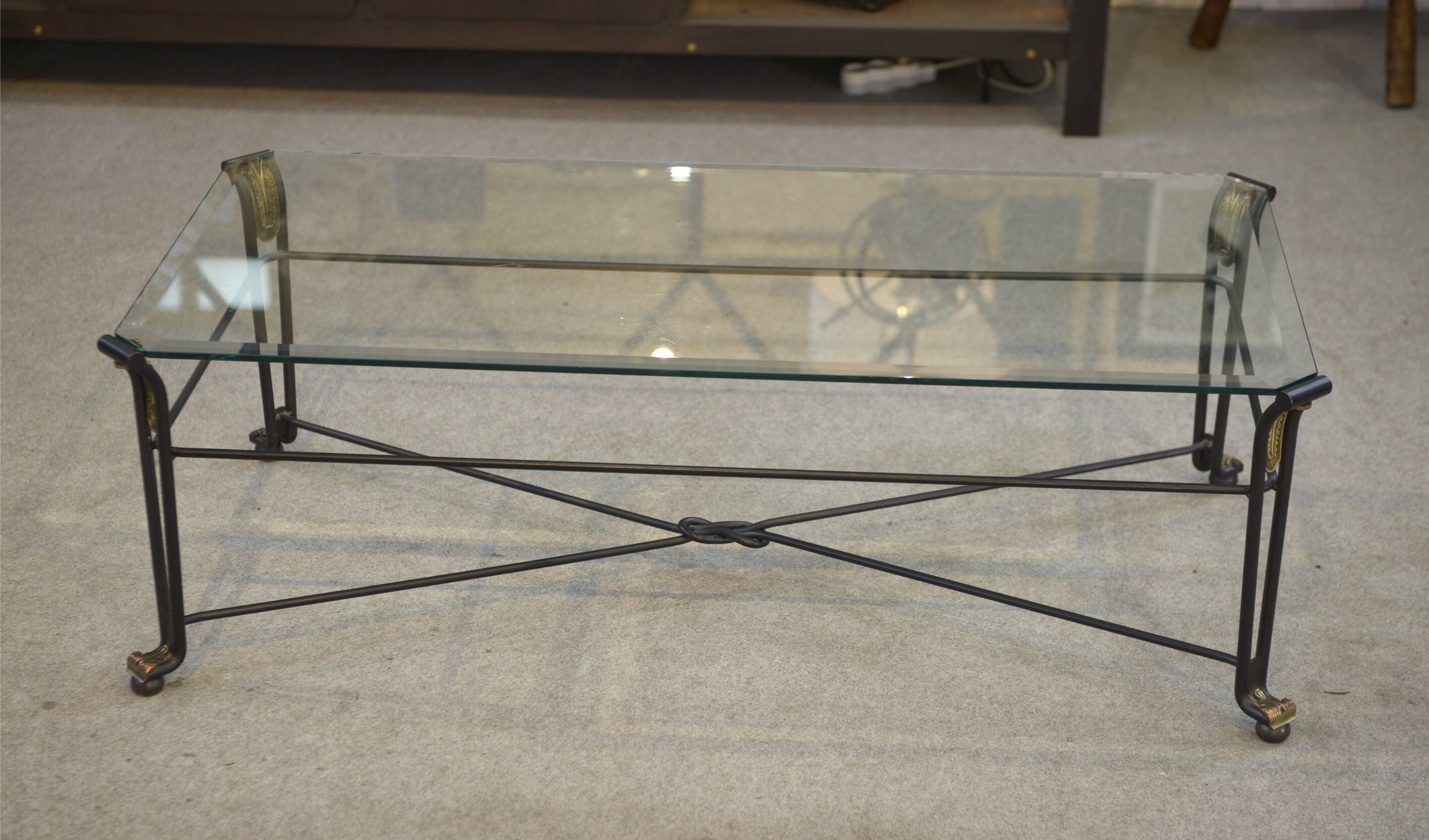Table basse en verre