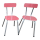 Paire de chaises en formica vintage