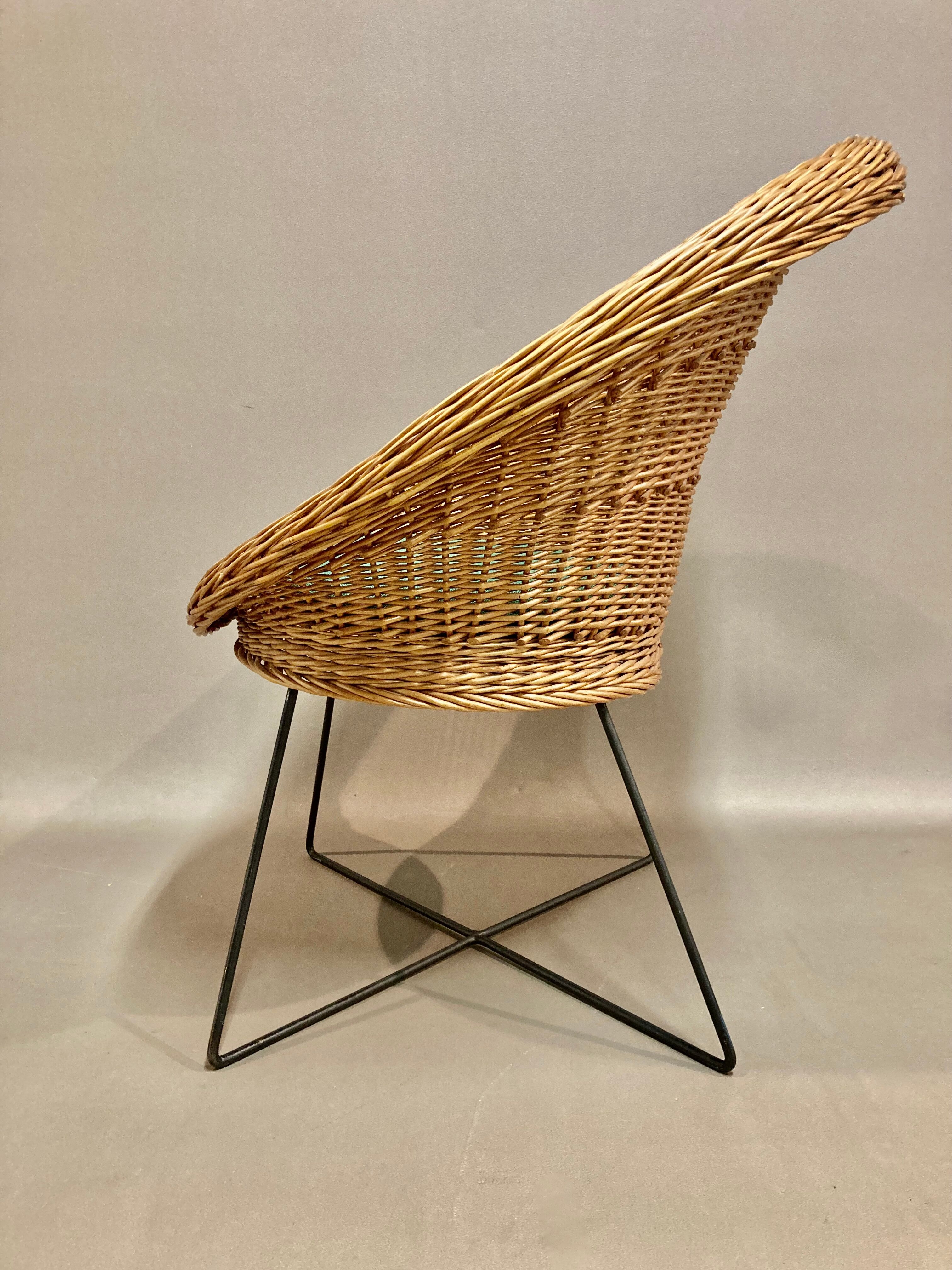 Armchair and matching table design 1950