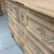 Louis XV style chest of drawers in raw wood