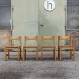 Hongisto pine dining table & chairs by Ilmari Tapiovaara for Laukaan Puu