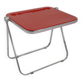 Bureau pliable platone rouge par giancarlo piretti pour anonima castelli, 1970