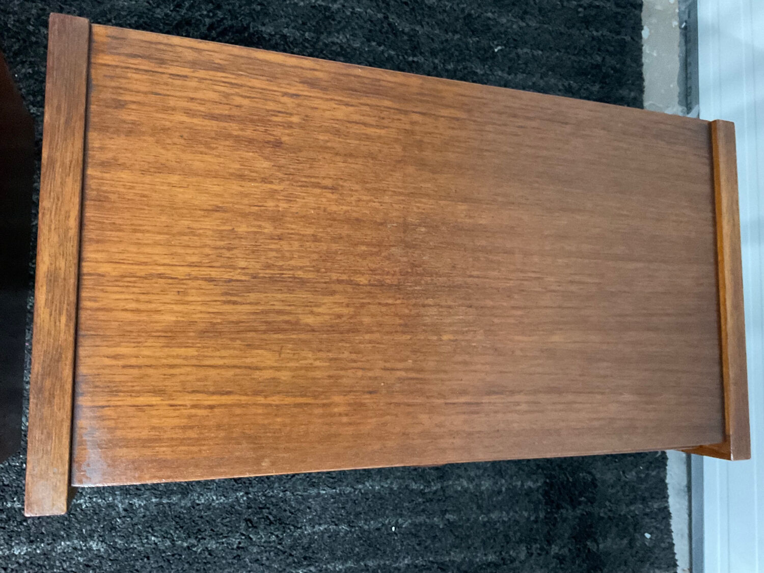 Pair of Scandinavian teak bedside tables