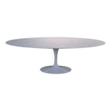 Large Oval Tulip Marble Dining Table by Eero Saarinen for Knoll