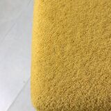 Mid-Century Pouf in Yellow