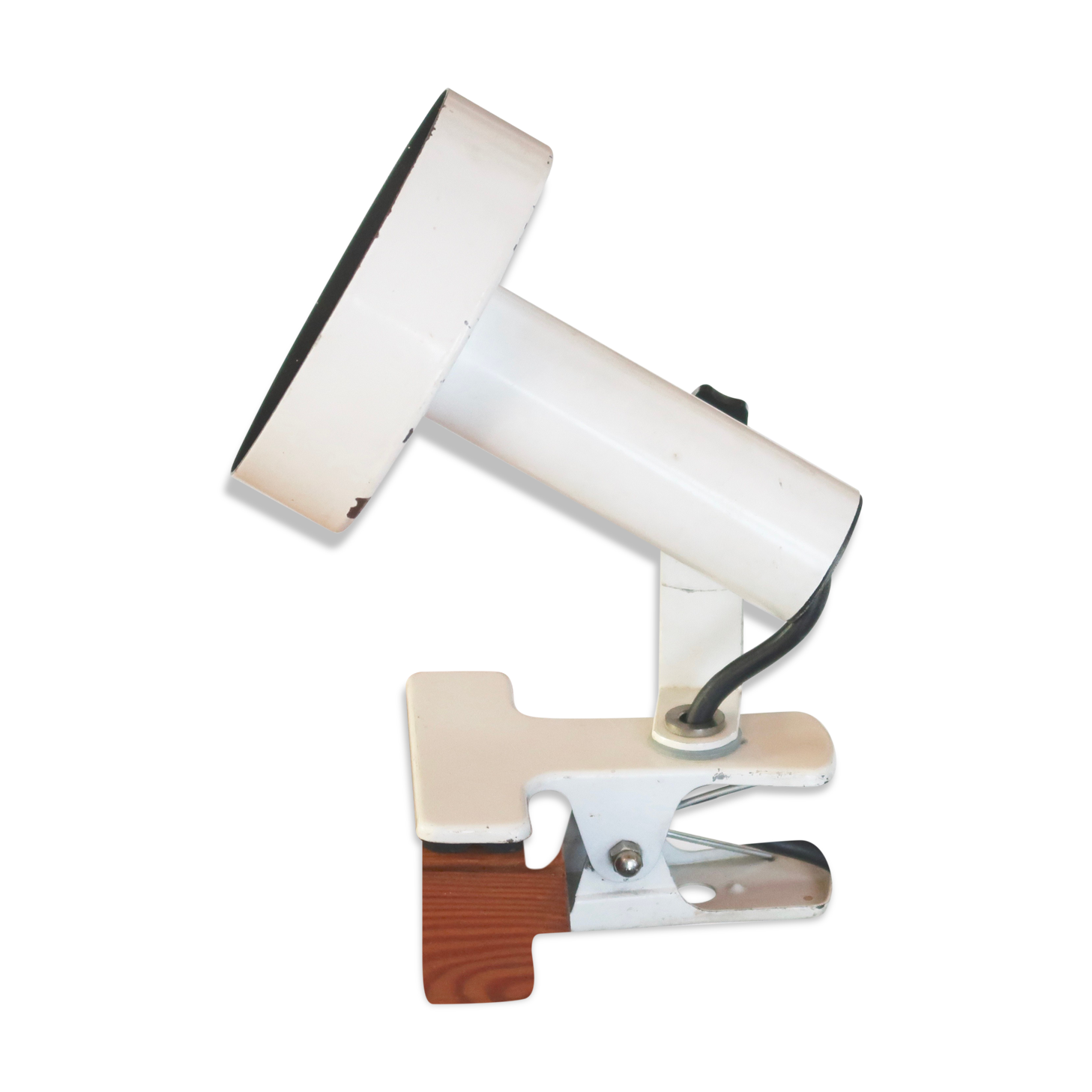 White clip spot lamp, 70s